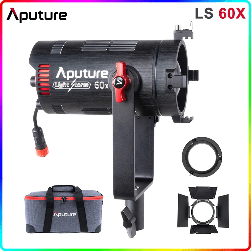 

Aputure светильник Storm v-образной КРЕПЕЖНОЙ ПЛАСТИНОЙ LS 60X 60W Bi-Цвет 2700K-6500K Регулируемая Портативный светодиодный видео светильник CRI 95 + TLCI 95 + При...