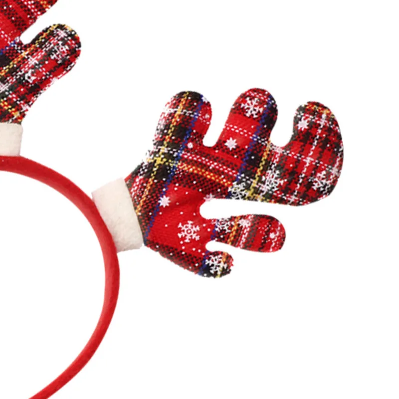 Повязка на голову с рождественскими рогами для детей и взрослых Рождественские