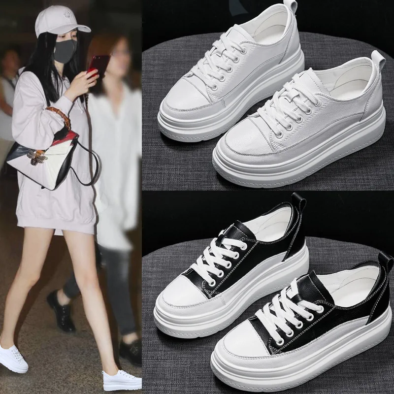 Женские кроссовки на танкетке XEK повседневная обувь высокой со скрытым каблуком