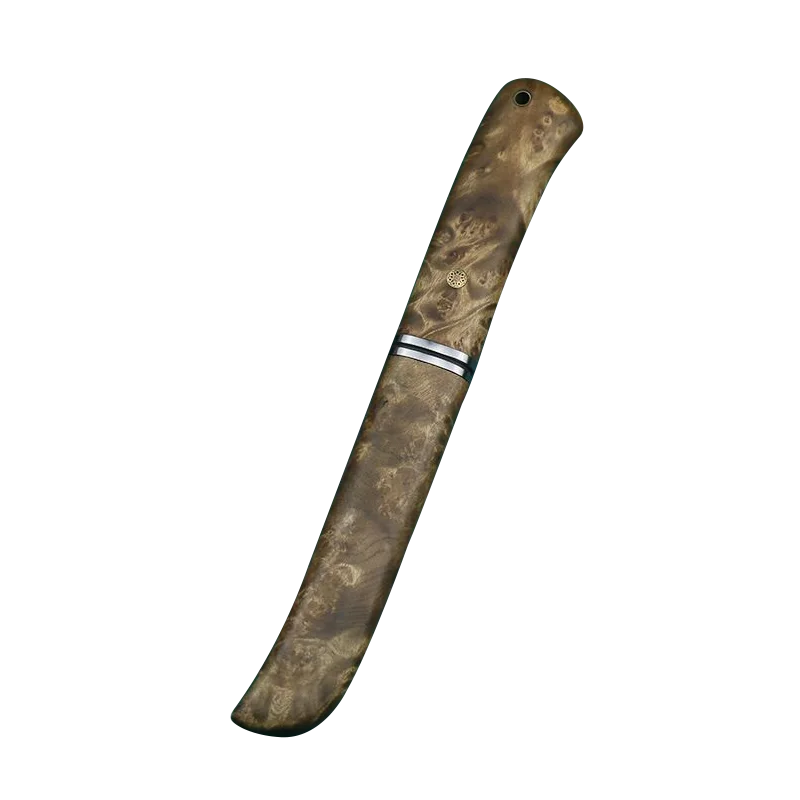 Японский самурайский утолщенный дамасский тактический прямой нож