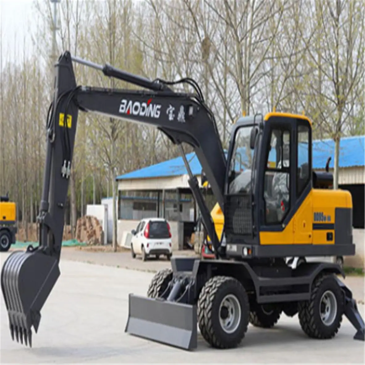 

Gripper loader wheel type mini excavator for sale