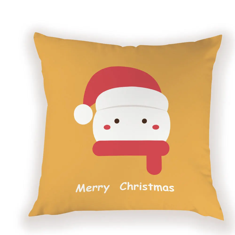 Мультяшные наволочки для диванных подушек счастливого Санты дивана кровати