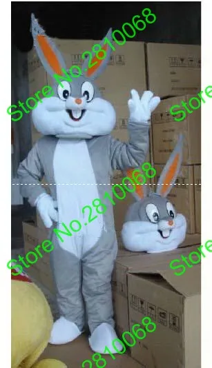 Можно мыть водой материал EVA шлем серые костюмы талисмана кролика мультфильм