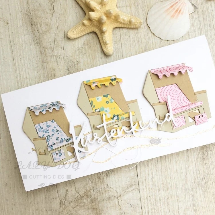 Металлические Вырубные штампы для пляжного стула искусственное рукоделие