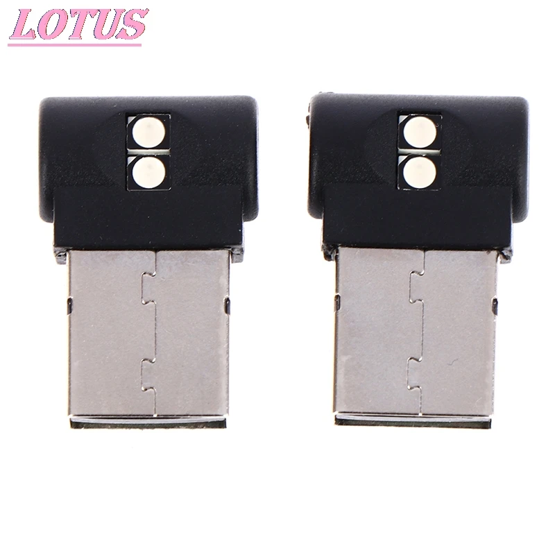 

2PCS 7Colors Automatic RGB Car LED USB Ambient Light Mood Interior Lamp Plug/Play Emergency Bulbs Mini Accessories Decoration