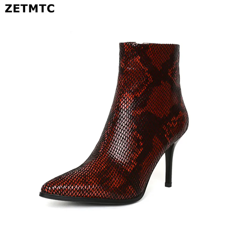 

Пикантные ботинки; Ботильоны с принтом; Модная обувь на высоком каблуке с острым носком; Пикантные женские ботинки челси; 2019