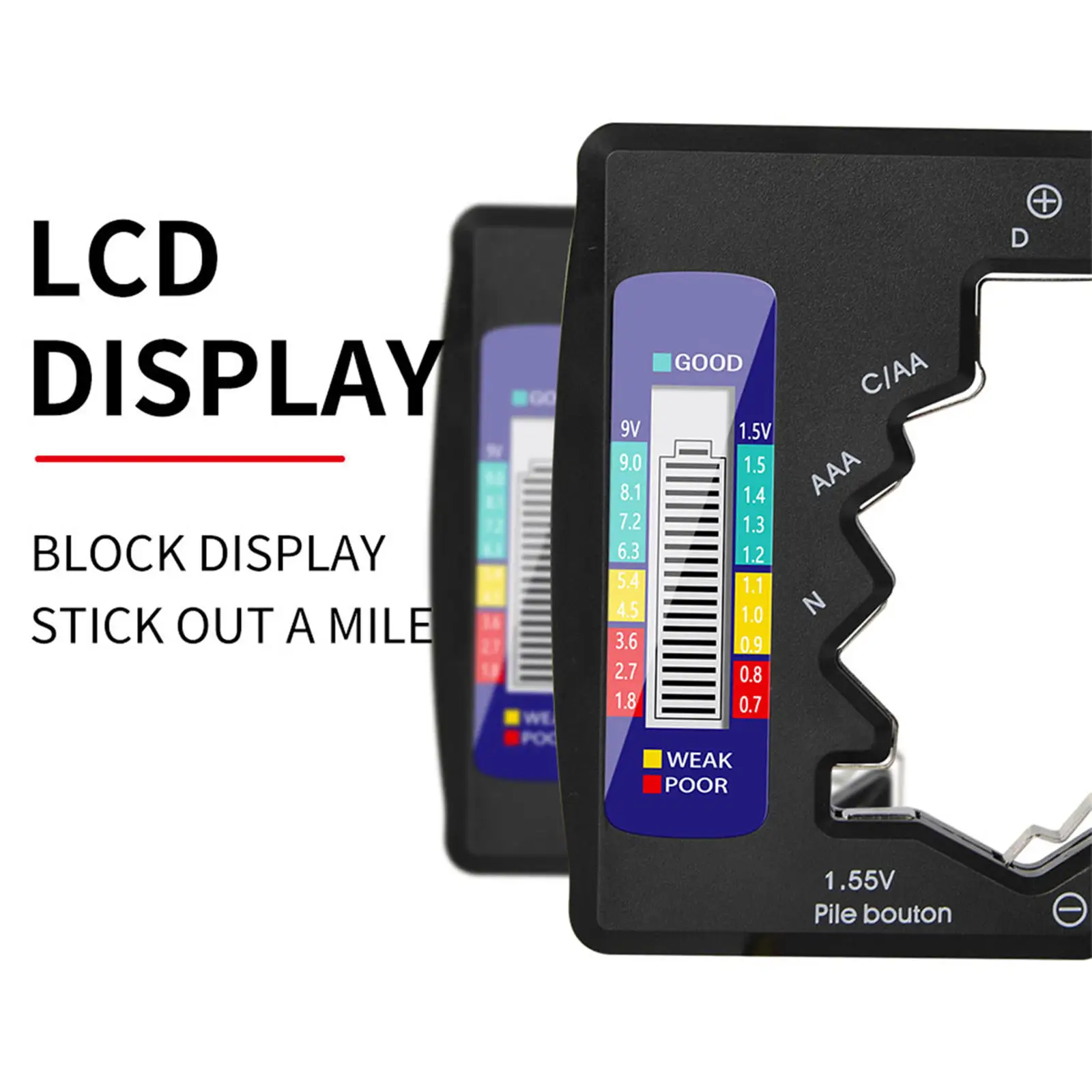 Тестер емкости аккумулятора автомобиля портативный цифровой измеритель с