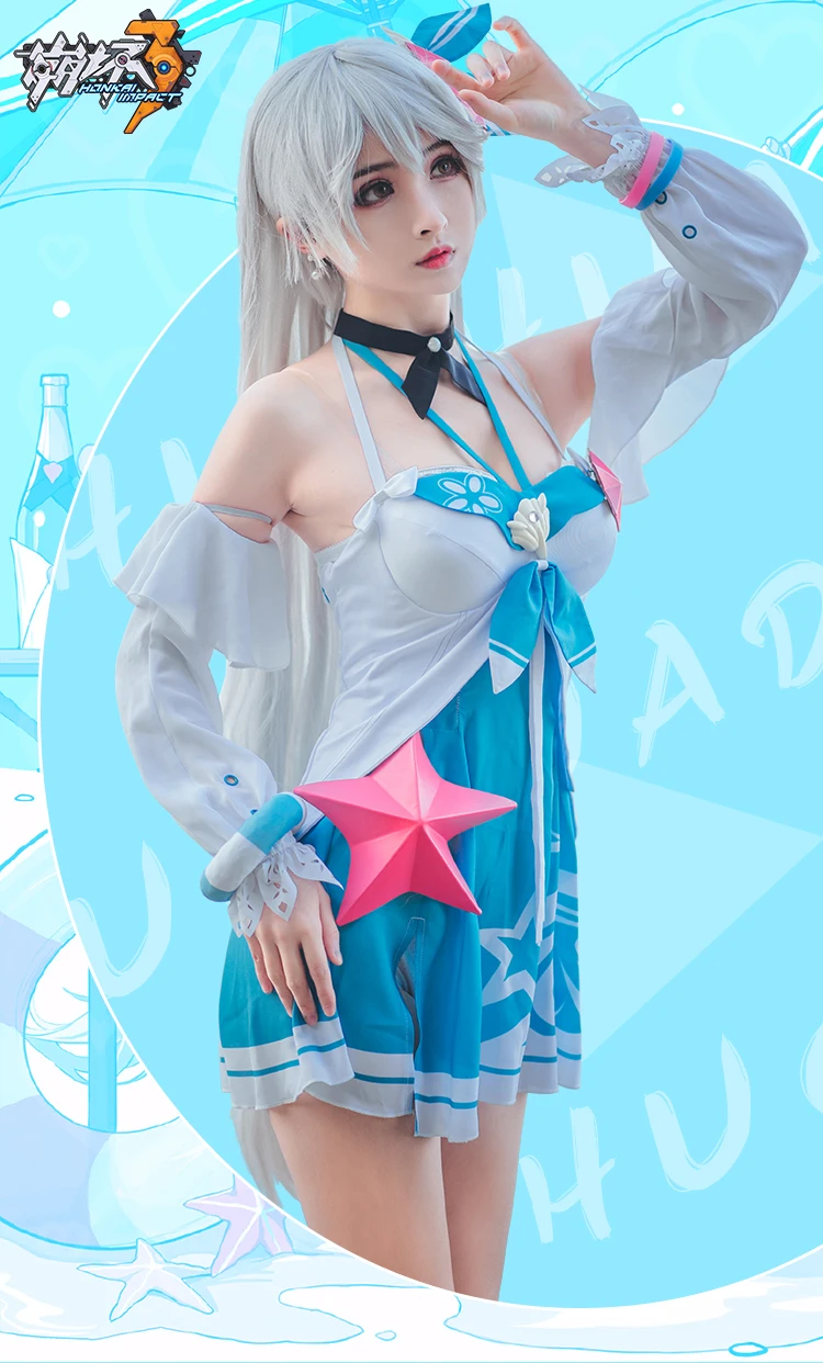 Игра Honkai Impact 3 киана каслана Косплей костюмы комплект из двух предметов милый и сексуальный купальник Женская повседневная одежда или одежда для ролевых игр