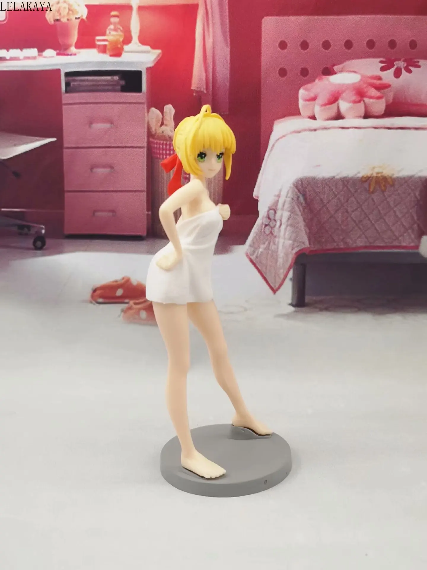 1 шт. японского нового аниме FGO Fate Stay Night Fate/дополнительный последний Encore Saber Nero Bathing Ver. 1/7 ПВХ фигурка модель игрушки кукла