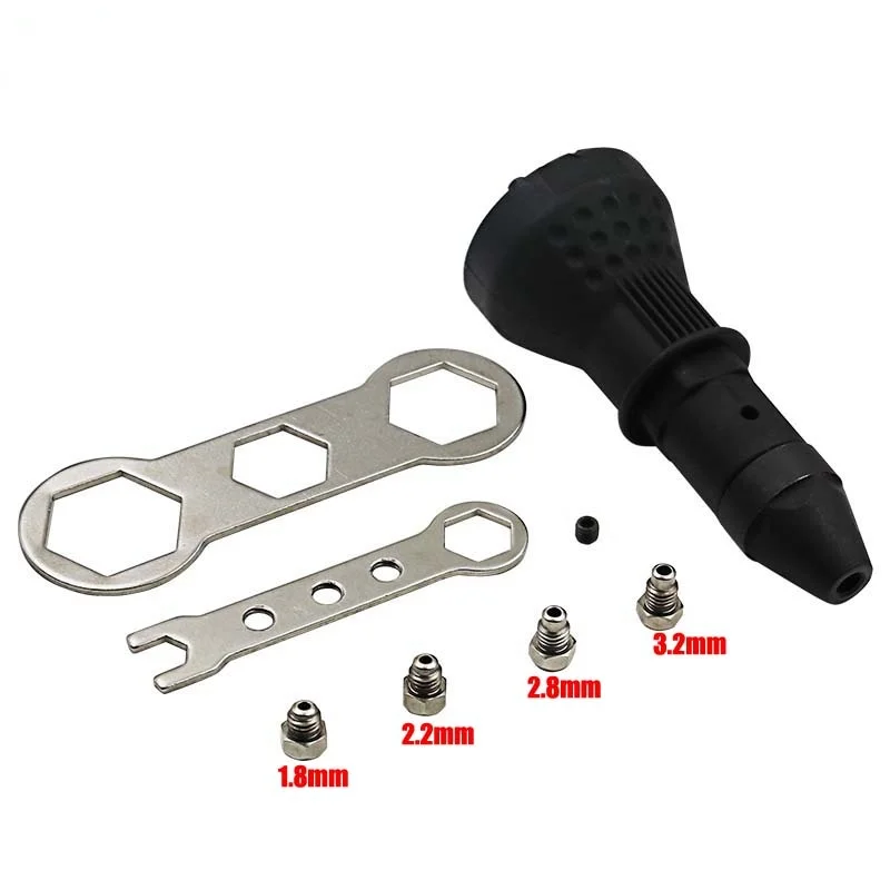 

Electric Rivet Nut Gun Riveting Tool Cordless Riveting Drill Adapter Insert Nut Tool Riveting Drill Adapter Pistola Remachadora