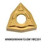 Оригинальный WNMG 080404 080412 WNMG080404-DM WNMG080412-DM YBC251 специально для обработки стали токарный станок с ЧПУ инструмент карбида вставки