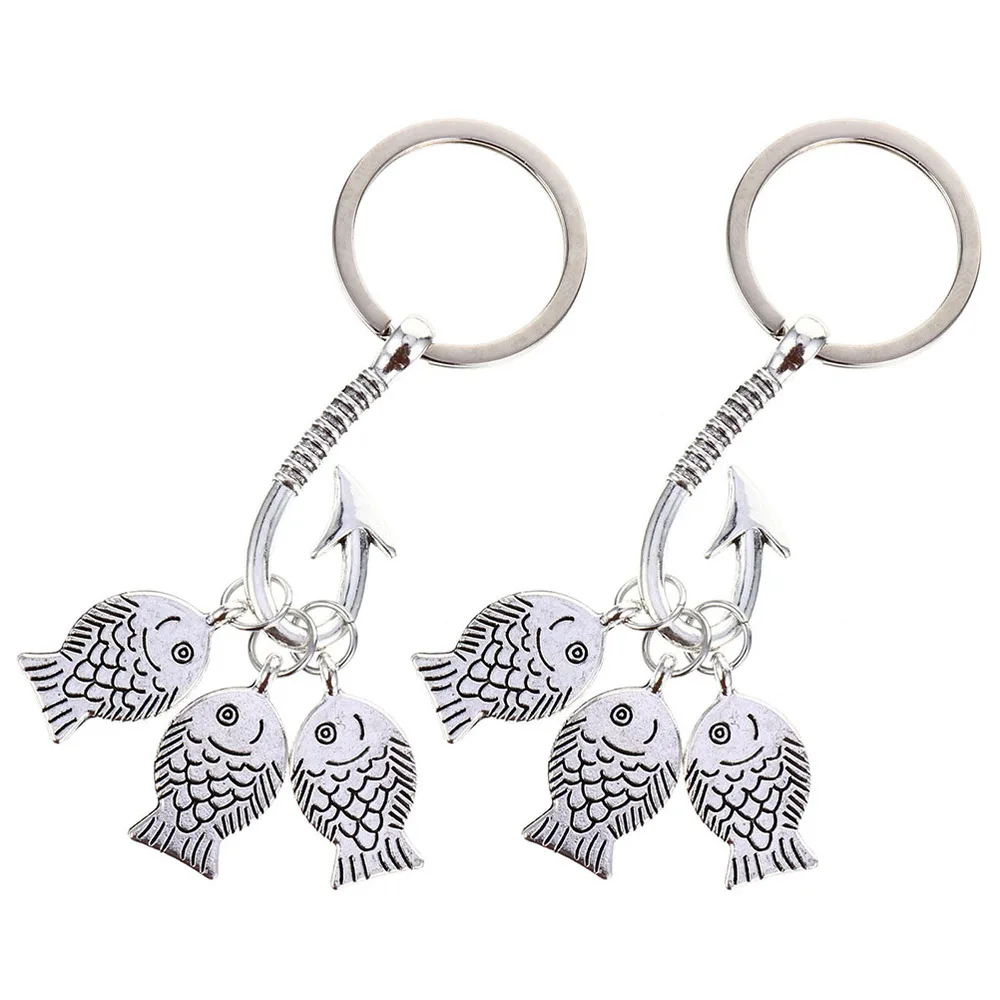 

Праздничные подарочные брелоки 2 шт., креативные Брелоки-Крючки для ключей, украшение для ключей