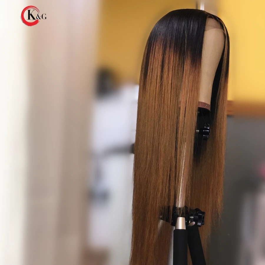 KungGang 8 "-24" 13*6 кружевные передние человеческие волосы парики с детскими