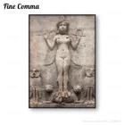 Постер в античном стиле королевы ночи богини Лилит инанна богиня Древняя печать на холсте сумерский Вавилон демонический Настенный декор