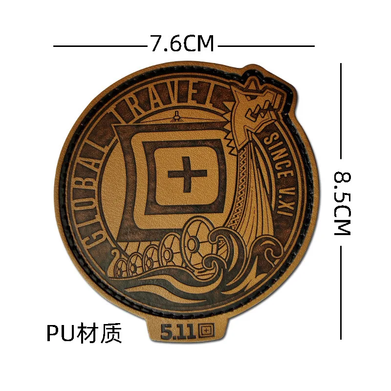 В виде головы тигра ПВХ/PU патч Военная нарукавная нашивка значок 511 & 99% 1% звезда