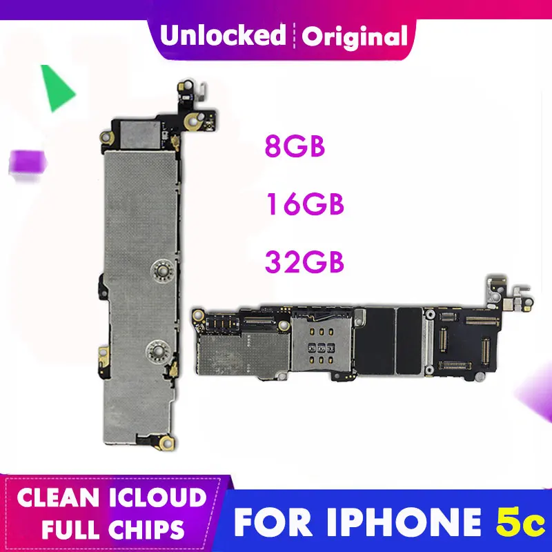 Материнская плата для IPhone 5C 8GB 16GB 32GB основная GSM завод No|Антенны мобильных