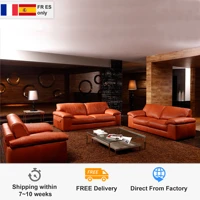 high quality genuine leather sofa modern nordic couch living room sofa furniture home feather sofa set 123 seater