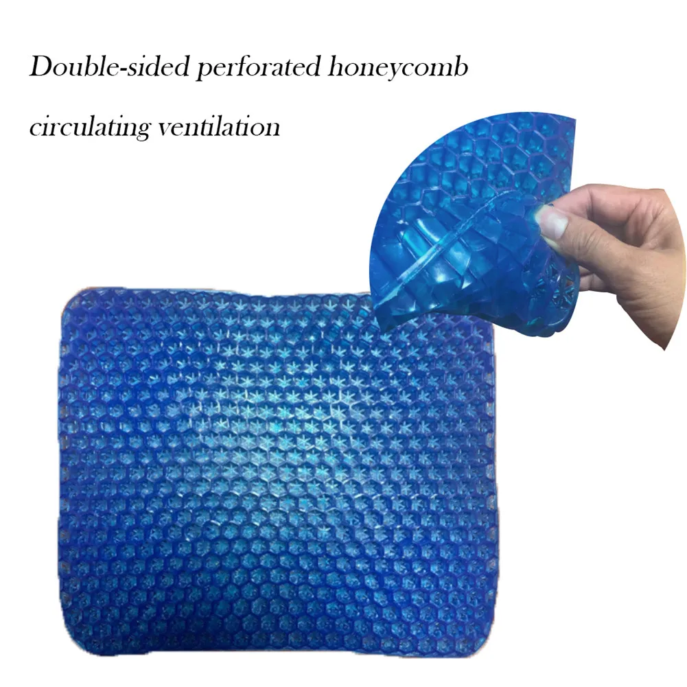 Dropshipping Gel Chair Seat Cushion Provide Relief for Lower Back Hip Pain Airflow Orthopedic Design Seat Pad P666