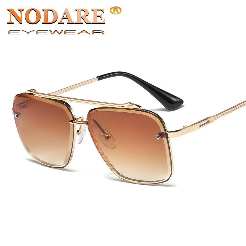 Популярные классические большие мужские брендовые дизайнерские солнцезащитные