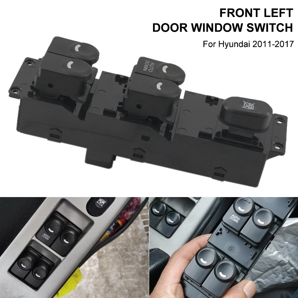 

16 Pins Electric Master Window Mirror Switch Button LHT Front Driver Side Switch For Hyundai 2011-2017 Accent 93570-1R101