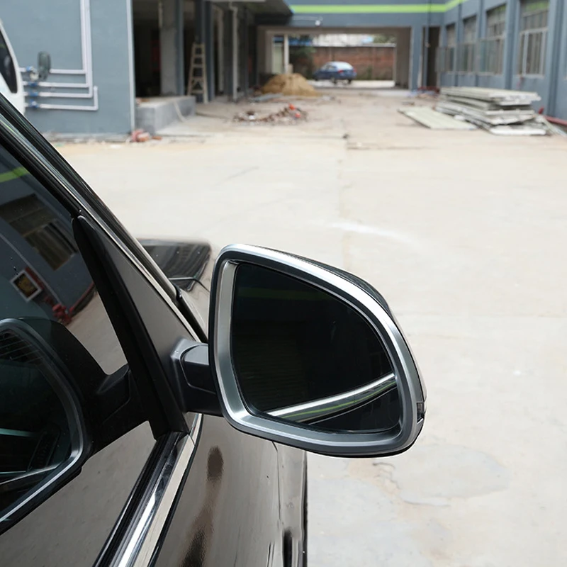 

2pcs ABS Chrome Auto Rearview Mirror Frame Trim Cover Sticker Decoration Parts For BMW X5 F15 X6 F16 2014-2017 Car Accessories