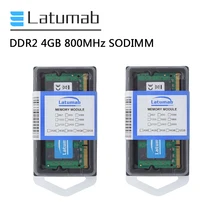 Latumab RAM DDR2 4GB 8GB 800mhz Laptop Memory PC2-6400 SODIMM Memory RAM 1.8V 200 Pins Notebook RAM Memory Module