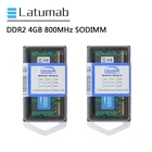 Оперативная память Latumab DDR2, модуль ОЗУ для ноутбука 4 ГБ, 8 ГБ, 800 МГц, PC2-6400 SODIMM, 1,8 в, 200 Контактов