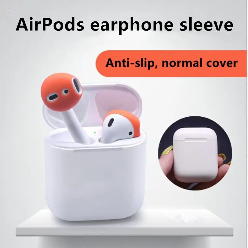 2 Pairs Super Thin Earpods Covers Tips Silicon Replacement Earbuds for Apple AirPods 2/1 Wireless Earphone Fit in Earpod Case |