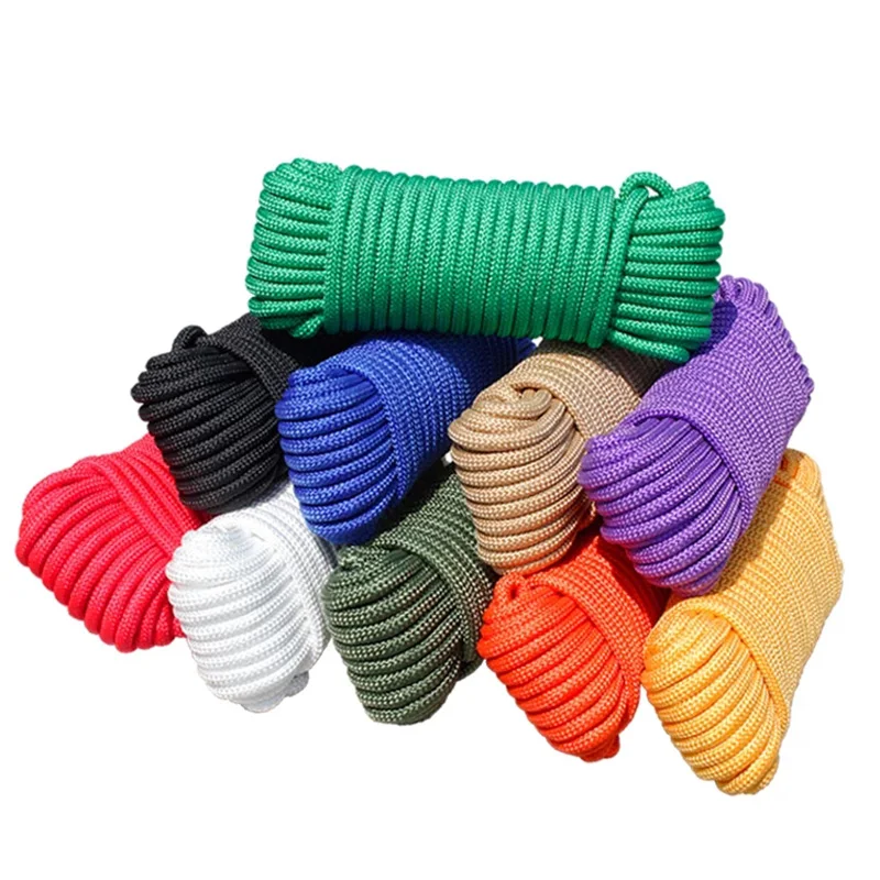 

New 10Meters 4mm Nylon Rope Cords Decorative Twisted Thread DIY Handmade Decoration Cord Accessories Home Making Craft