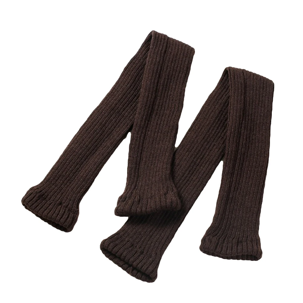 

2019 Autumn Winter Women Anti-Slip Knee High Knitted Leg Warmers Warm Long Tight Christmas Gift calcetines invierno mujer