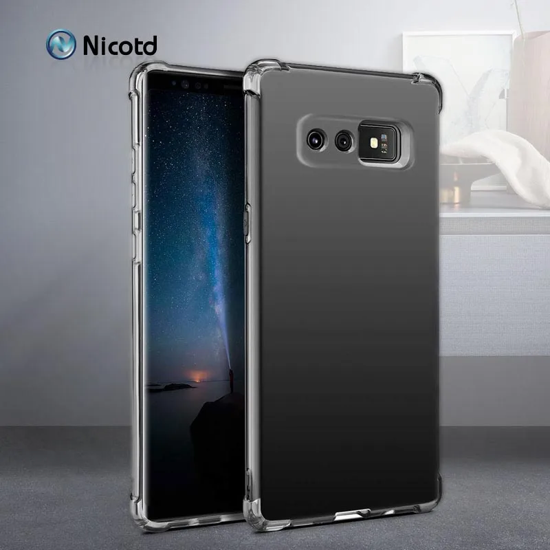 Ударопрочный чехол Nicotd для Samsung Galaxy Note 8 9 S8 S9 Plus мягкие силиконовые чехлы