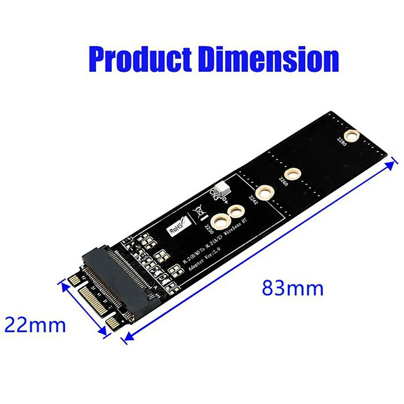 Ключ A &amp Key B + M M.2 Ngff Ssd To 2 5 Sata 6 ГБ/сек. адаптер с Usb сигнальным корпусом разъем M2