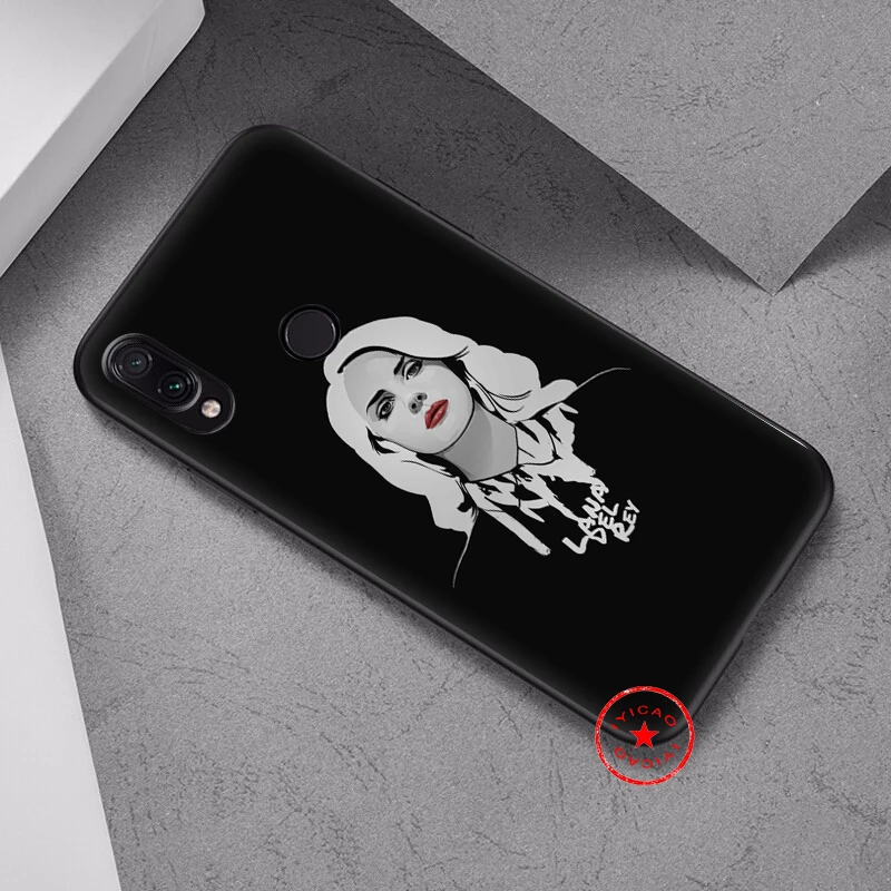 Лана Дель Рей с надписью &quotМягкий чехол для Xiaomi Redmi Note 8 iPhone 7 6 Plus 5 iPad Pro/Redmi 5A 4X Prime