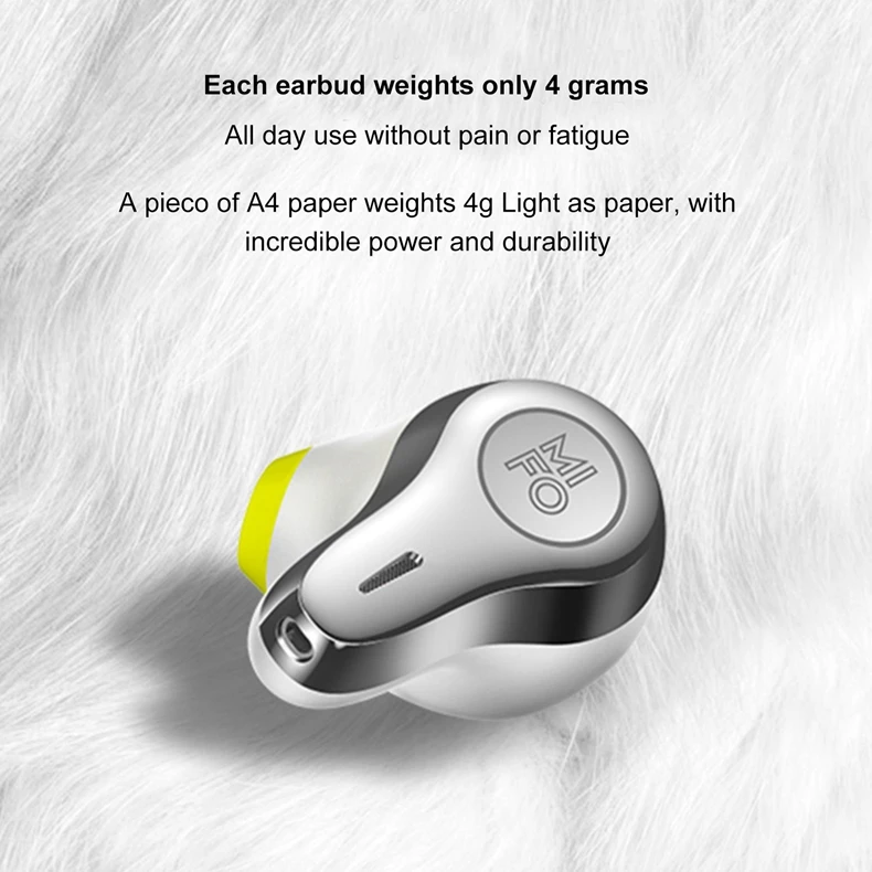Mifo O3 настоящие беспроводные наушники Bluetooth V5.0 TWS мини-наушники с двойным ухом и зарядным устройством