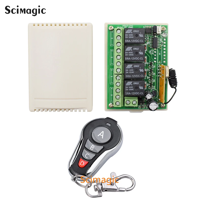 Универсальный беспроводной пульт дистанционного управления 433 МГц 12 В