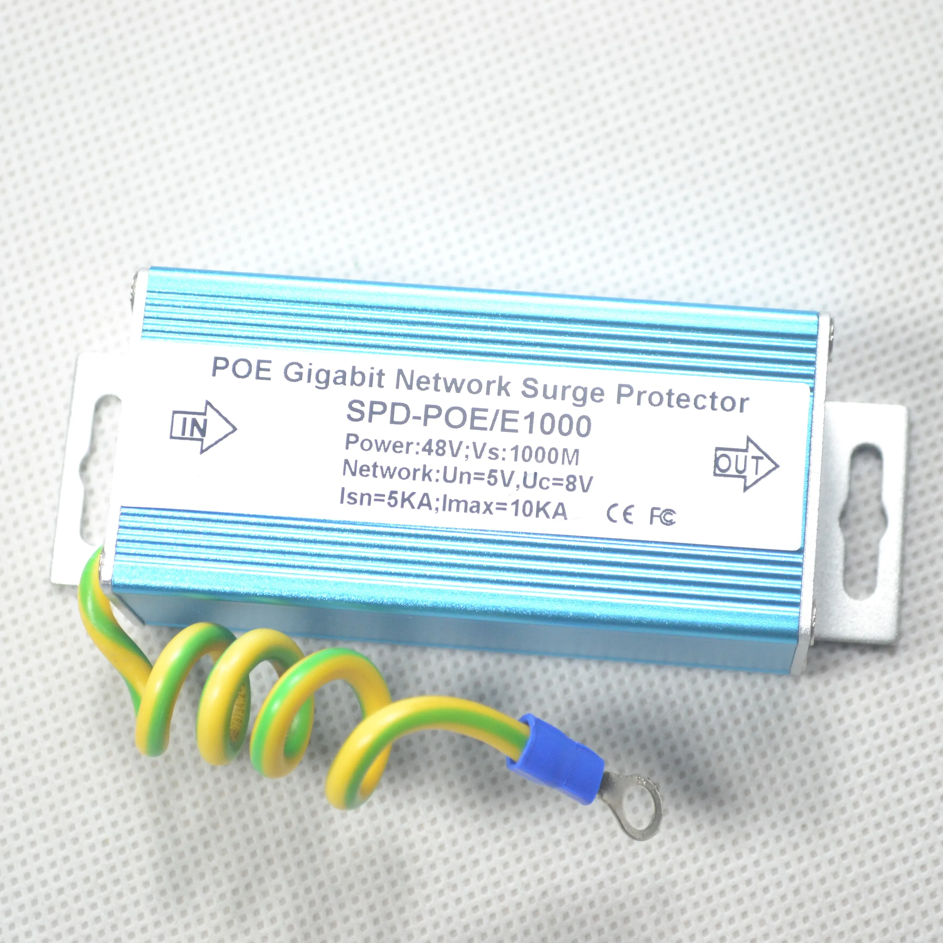 POE гигабитный стабилизатор напряжения сети RJ45 гром мощность surger защита Lightning компьютер PC кабель Arrester