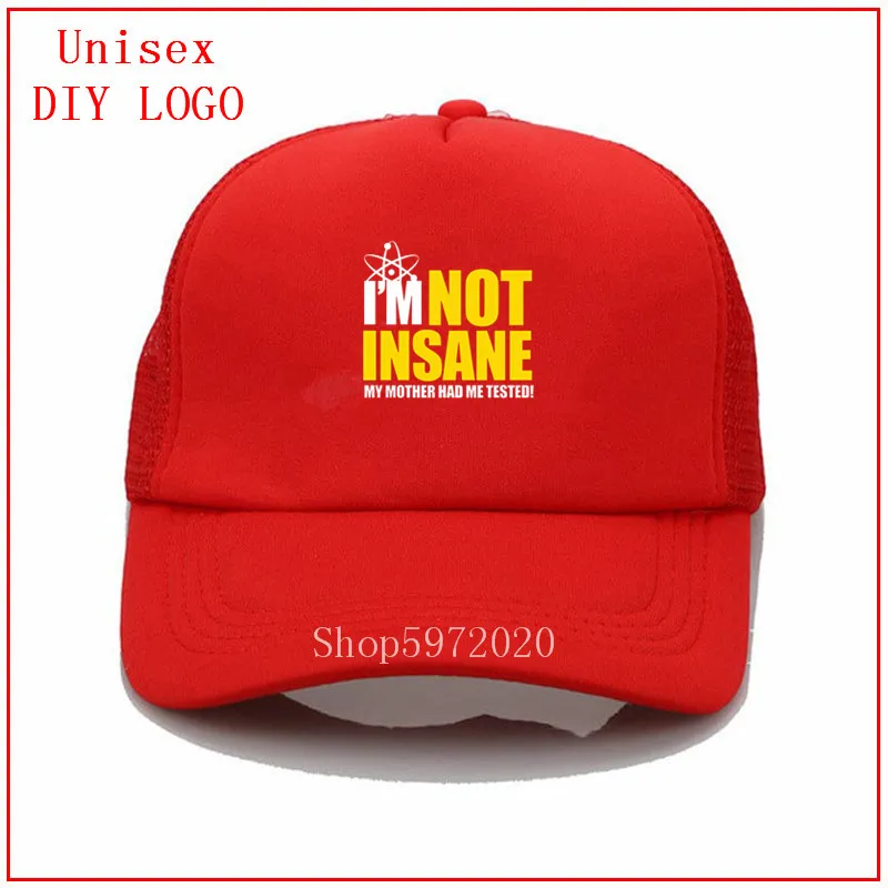 Забавная крутая шапка I NOT Crazy Женская Бейсболка Снэпбэк кепки для мужчин