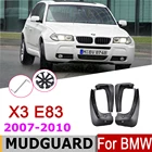 Брызговик для BMW X3 E83 2010-2007 щиток автомобиля над крылом Брызговик Брызговики аксессуары 2009 2008