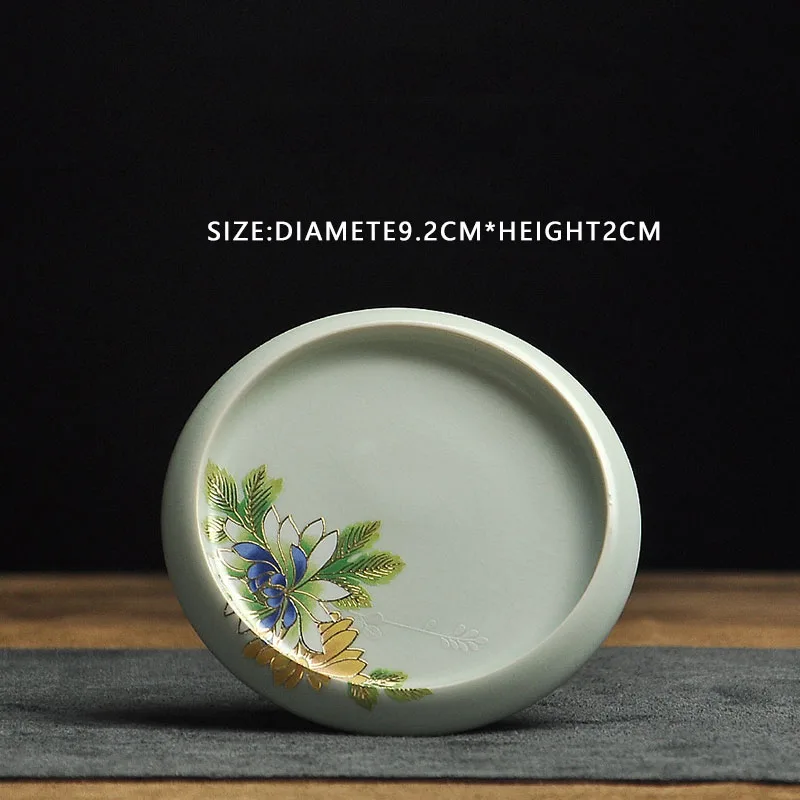 Набор чайных чашек блюдца керамический фарфоровый держатель для чайной чашки