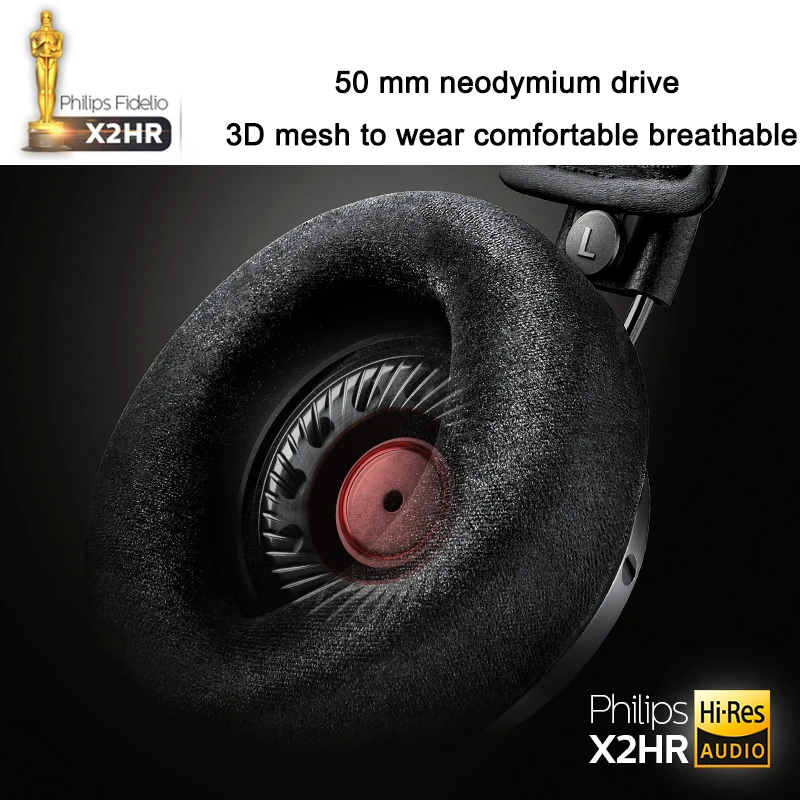 Philips гарнитура оригинальная Fidelio X2HR наушники признаны лучшими продукта в 2017 для