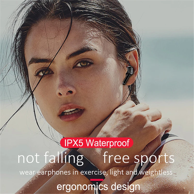 

TWS Earbuds Wireless Earphones Bluetooth 5.0 6D Stereo Sound Noise Cancelling Headset Sport Gaming Earbuds Bluetooth Earphone