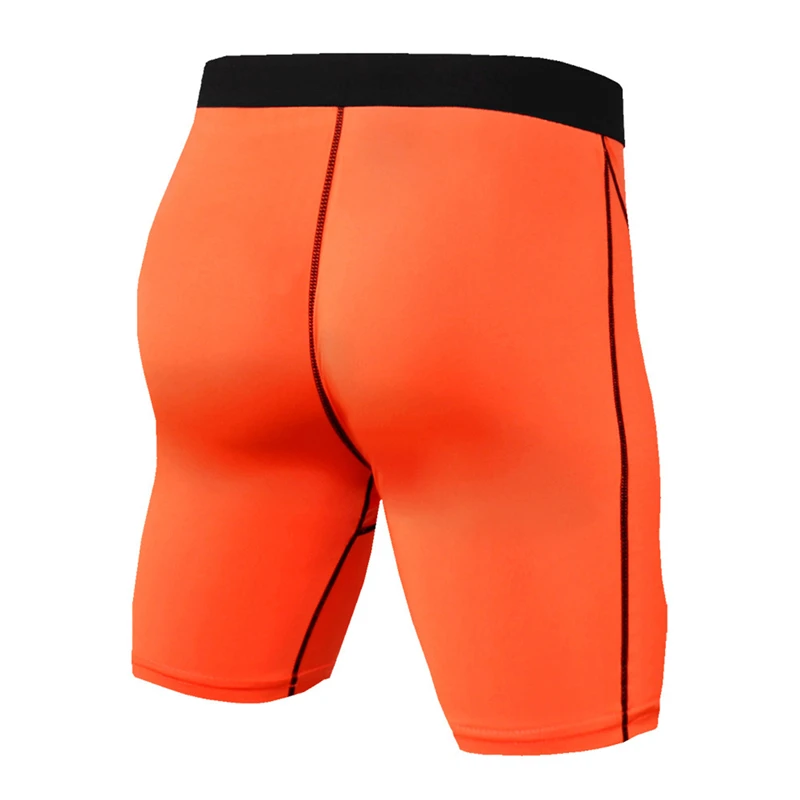 

Running Fitness Men Shorts Patchwork Quick Drying Fashion Fitness Compression Shorts Elastic Belt Tight Shorts