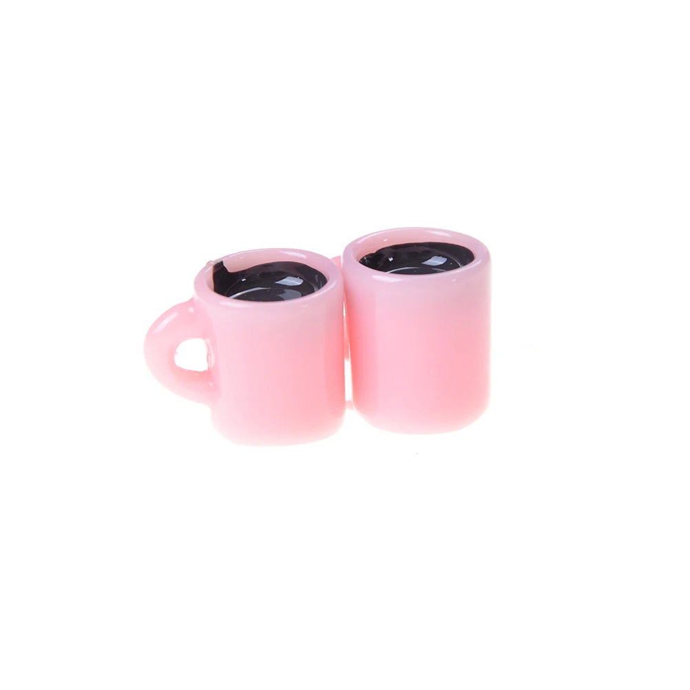 Миниатюрный кукольный домик 2 шт. мини кофейная чашка кухонная комната еда