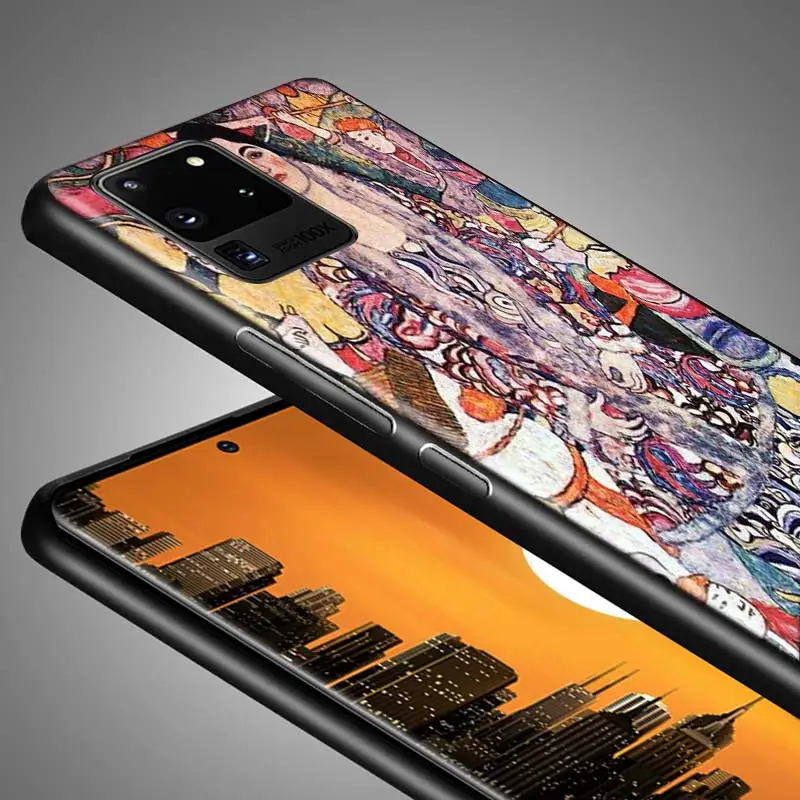 

Silicone Cover Gustav Klimt Fashion for Samsung S20 Ultra Plus A91 A81 A71 A51 5G A41 A31 A21 A21S A11 A01 Phone Case
