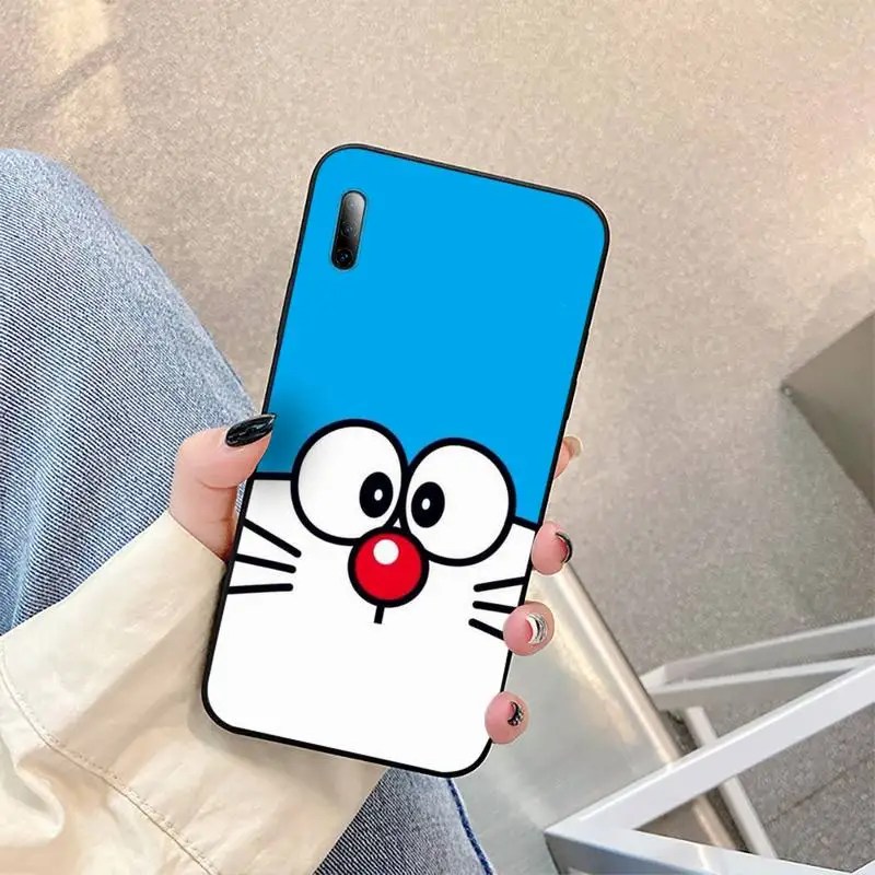 

Anime Doraemon Blue Cat Phone Case For Redmi Note 10 8 9 K20 6 5a promaxCover Fundas Coque
