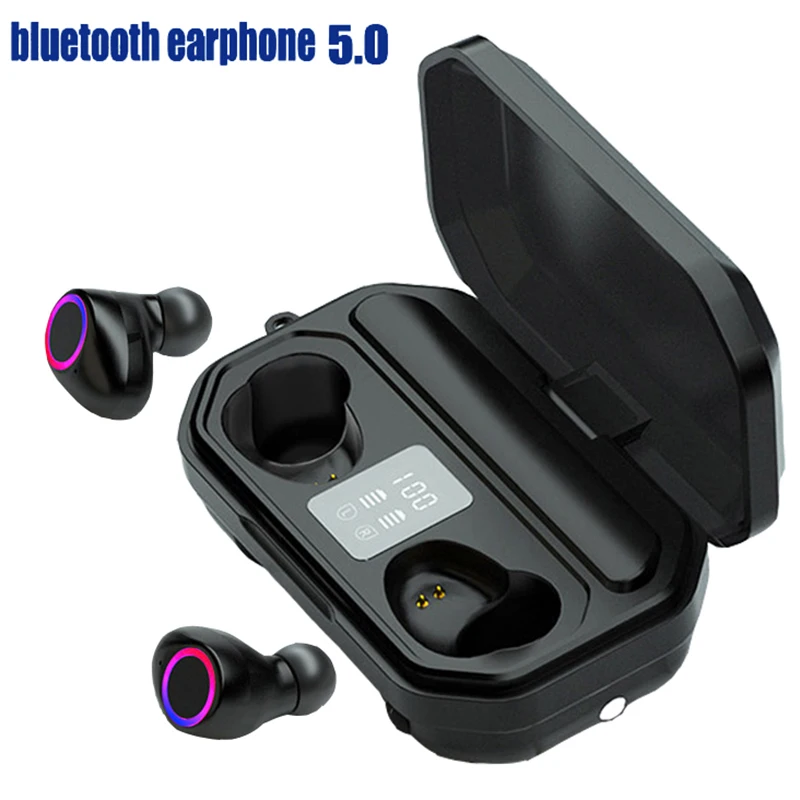 Водонепроницаемые беспроводные наушники Tws шумоподавляющие Bluetooth Спортивная