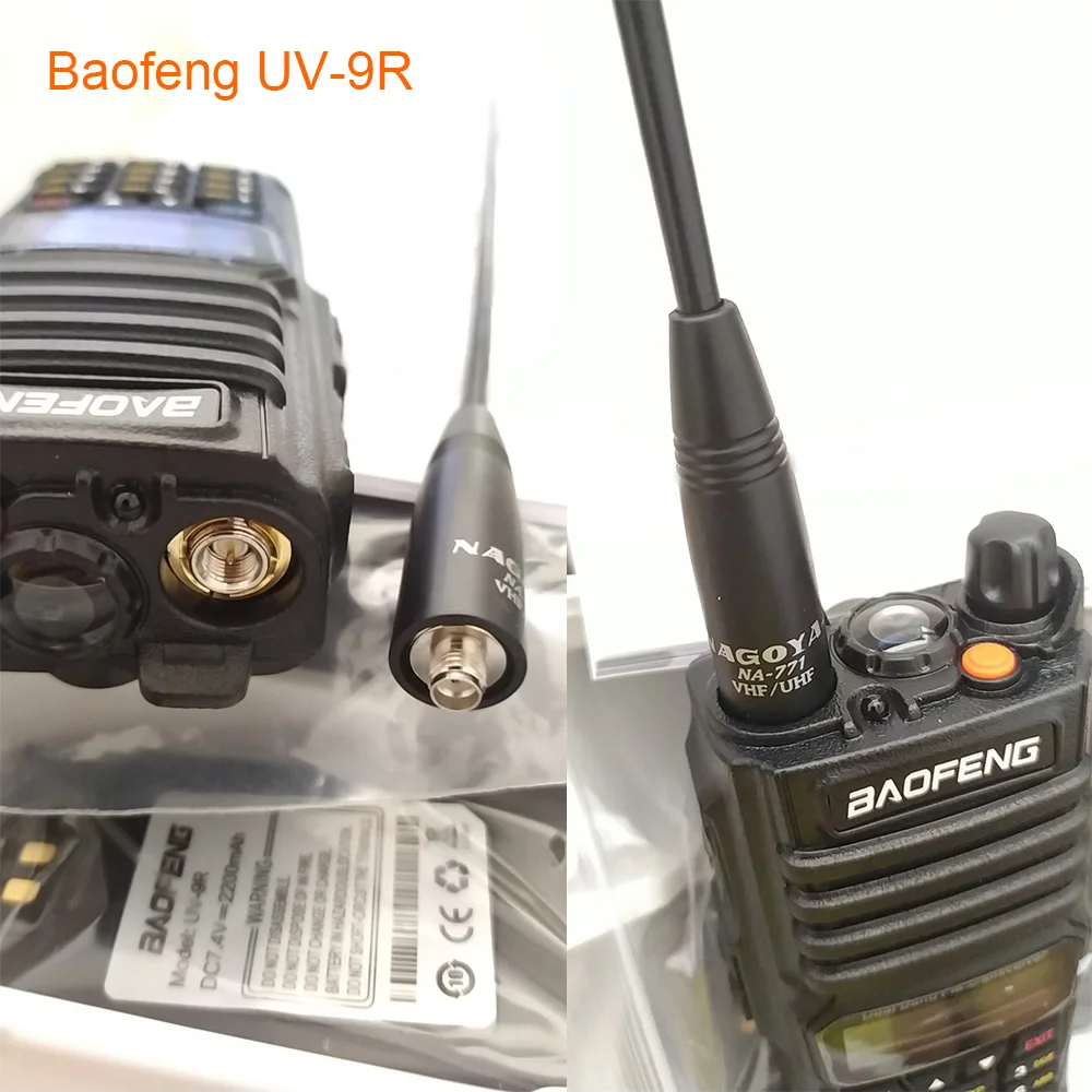NAGOYA NA-771 двух путевая радио антенна SMA типа «мама» для BaoFeng UV-5R UV-82 BF-888S UV-9R иди и болтай Walkie Talkie “иди и т. д