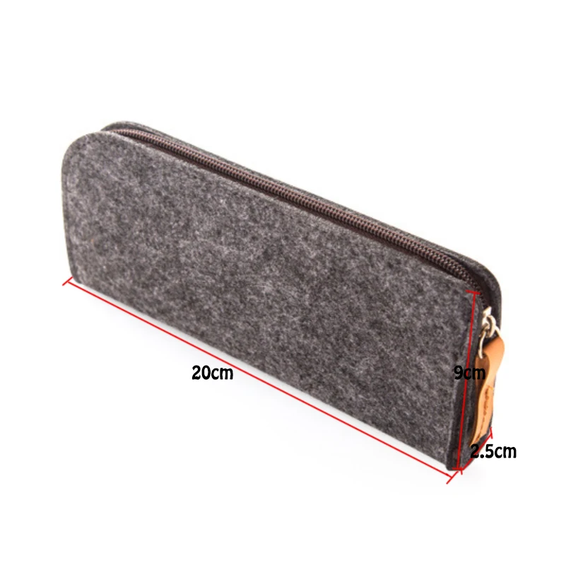 Фетровая сумка для карандашей тканевый чехол школьные и офисные принадлежности
