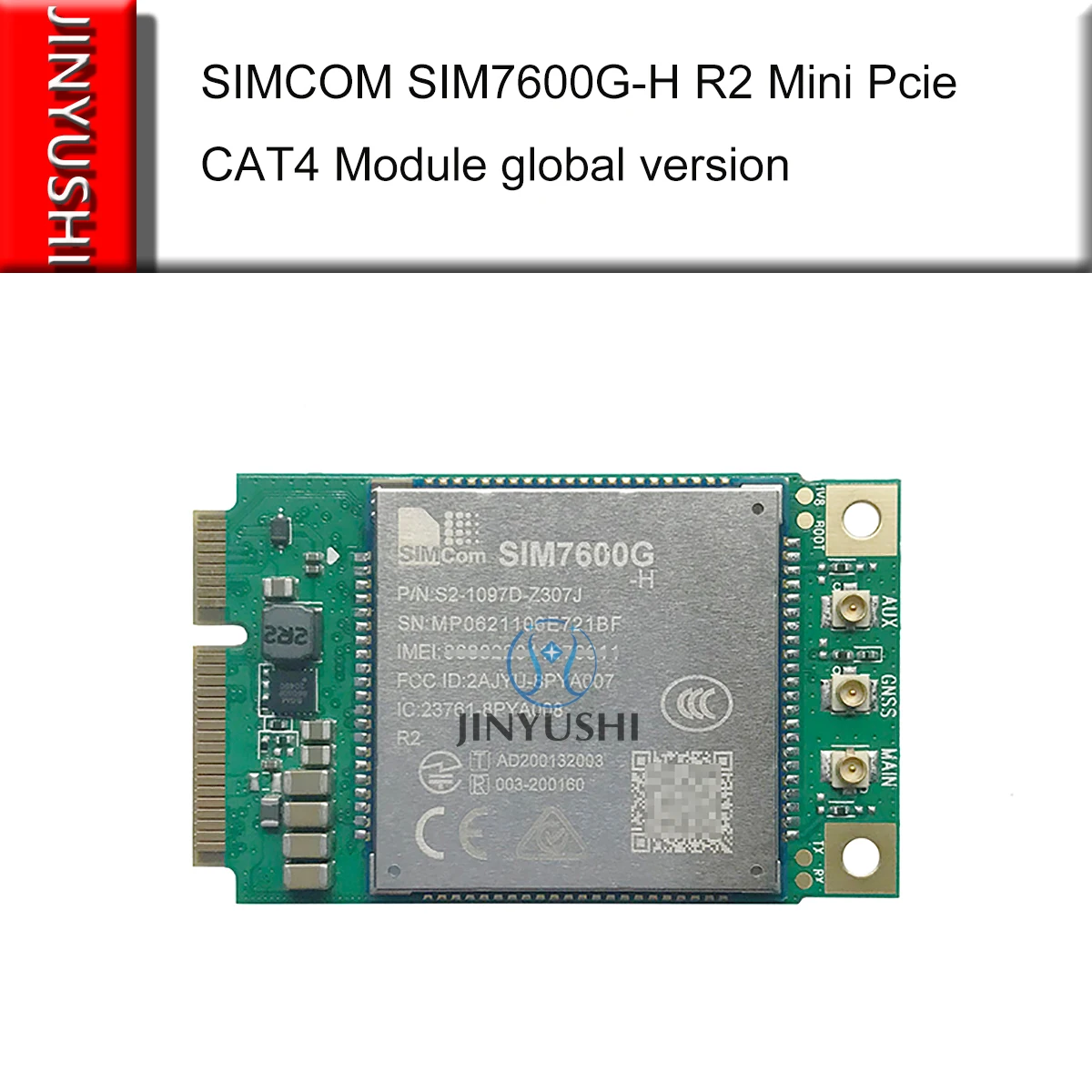 SIMCOM SIM7600G-H Mini Pcie не SIM7600G Модуль CAT4 глобальная версия для SIM7600E-H SIM7600SA-H SIM7600JC-H SIM7600A-H