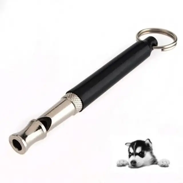 1pcs Adjustable Dog Training Whistle Dog Flute Trainer Anti Bark Ultrasonic Sound Dogs Training Device Pets Supplies 1